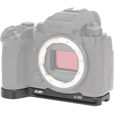 Imagem de Hersmay Placa de base de liberação rápida para câmera sem espelho Panasonic S5II S5IIX G9II com suporte de sapata fria, compatível com tripé padrão Arca-Swiss Ballhead