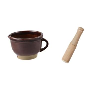 Imagem de Ｂｅｓｇａ Ferramenta de cozinha de conjuntos de argamassa e pilão de grande capacidade de grande capacidade de moagem de grier de especiarias para porcas de