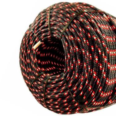 Imagem de Corda Poliester Amarrar Carga Caminhão 8mm X 120 Mts Preta - RT LINK U