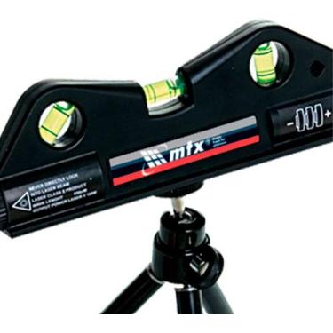 Imagem de Nivelador Laser Esquadro Bolha Horizontal Vertical C/tripé - MTX
