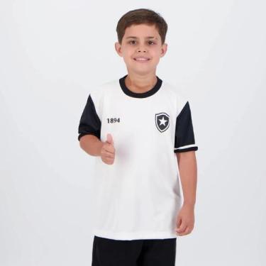 Imagem de Camisa Botafogo Troféu Infantil Branca - Braziline, 8 ANOS