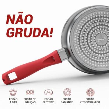 Imagem de Panela Philco Ppn22a Redstone Com Tampa De Vidro 3l Bivolt