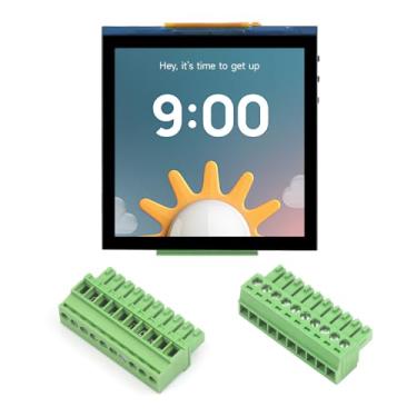 Imagem de Waveshare ESP32-S3 4 polegadas Display Development Board, 480 × 480, 32-bit LX7 Processor, Up to 240 MHz Frequency, suporte WiFi e Bluetooth, com Onboard Antena