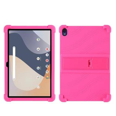 Imagem de QYiiD Capa para tablet Walmart Onn de 7 polegadas 2024 (modelo: 100135924), capa protetora de silicone leve para crianças Soft Shock para Onn 17.8 cm Gen 4 2024, rosa