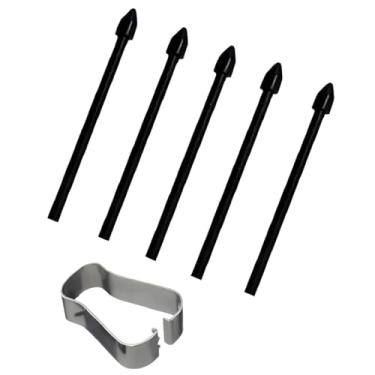 Imagem de Ponta de substituição para Caneta S Pen Alta precisão Compativel com Samsung Galaxy Note 10 Note 20 Tab S6 lite S7 S8 S9 S7FE S9FE S22 Ultra S23U S24U Kit Com 5 Pontas Com Extrator Cor Preta DAFALUI