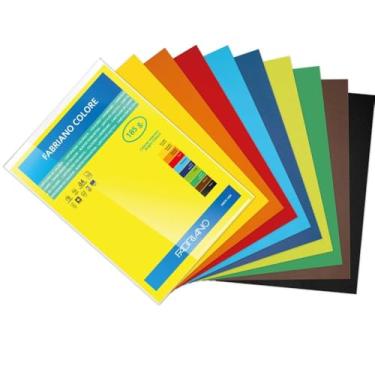 Imagem de PAPEL FABRIANO COLORE SORTIDOS INTENSOS A4 185G PCT C/10 S322A450