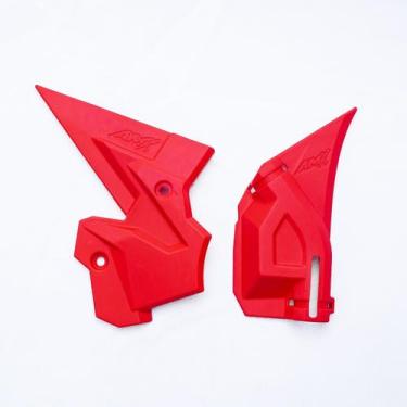 Imagem de Protetor de quadro amx crf250 f, VERMELHO