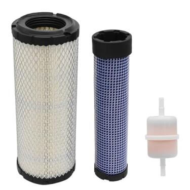 Imagem de SYSKANT 11013-7044 Filtro de ar 11013-7045 Filtro de ar interno e externo para Kawasaki FX850V FX730V FX691V FX801V FX751V FX1000V FH680V AF25551 M131802 Kohler 25 083 01-S P 821575 e P822858