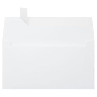 Imagem de Envelopes para convites de cartão de felicitações de foto (12 x 21 cm) - 70 lb. Branco brilhante (50 unidades)