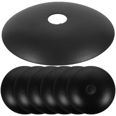 Imagem de Holibanna Lustre Bobeche 6 peças peças de lâmpada, copos de metal, vela, bobeches, bases, capas para parede e teto