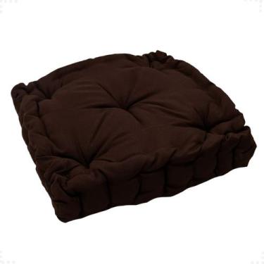 Imagem de Almofada Futon Turco Quadrada Alta Cheia Sala Sofá Poltrona Cadeira Ba