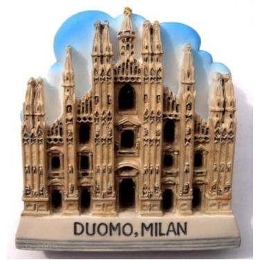 Imagem de Ímã de geladeira em resina 3D Cathedral Duomo Di Milano Milano Italy