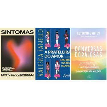 Imagem de Kit Livros Sintomas + A prateleira do amor + Conversas corajosas - Har