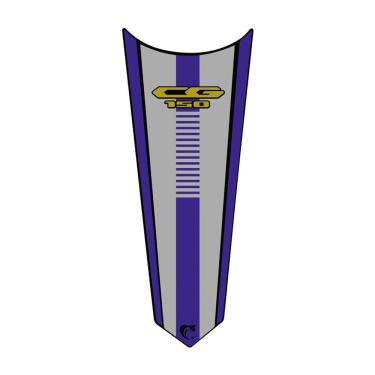 Imagem de Adesivo Faixa Gravata Tanque Moto Cg Titan 125/150/160 Azul Cor Cg 150