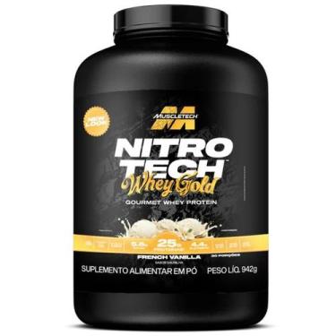 Imagem de Nitro Tech Whey Protein Gold (966g) Muscletech, Baunilha (942g)