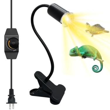 Imagem de WTETMYL Lâmpadas De Aquecimento Lâmpada Tartaruga Com Pescoço Ganso Estável 40 Cm Luz Para Répteis Cabo 240 Regulável Em 360° Tanque Lagarto Cobra (Sem Lâmpada)