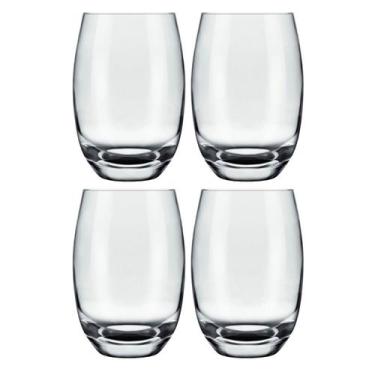 Imagem de 4 Copos California Transparente 450 ML Praticasa
