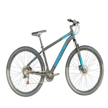 Imagem de Bicicleta Aro 29 South Preto com Azul Freio a Disco Câmbio Importado 2