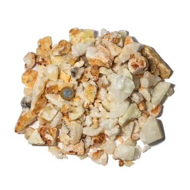 Imagem de 01 Kg Cascalho Bruto Enxofre Pedra Natural 10 a 70mm Tipo B - Cristais