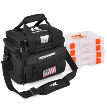 Imagem de Bolsa de equipamento de pesca KastKing Karryall com 4 bandejas de equi