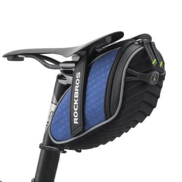 Imagem de Saco de selim de bicicleta ROCKBROS 3D Shell Under Seat Blue
