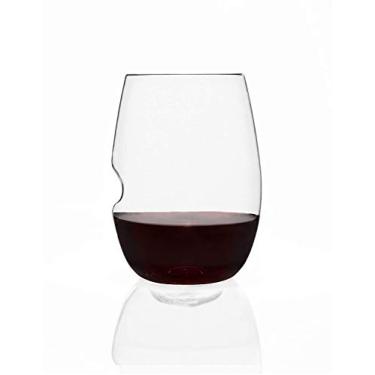 Imagem de govino A taça de vinho original inquebrável – reutilizável, lavável na lava-louças, livre de BPA, durável, taças de vinho tinto cristalinas sem haste para uso interno, externo e diário | 473 ml Cada |
