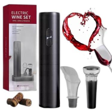 Imagem de Kit Abridor De Vinho Elétrico 4 Em 1 - Eletric Wine Set