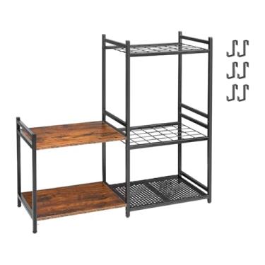 Imagem de WeiLaiKeQi Organizador de ferramentas de jardim, suporte de utilidades de jardim, suporte de armazenamento resistente, para vassouras, oficinas, pás, ferramentas