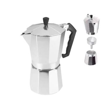 Imagem de Cafeteira Italiana Moka, 6 Xícaras, 200ml, Alumínio Polido, Prata