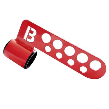 Imagem de BROTTEBEAR Coleira de agachamento de cinto acessório de mina terrestre serve para equipamento de ginástica doméstica com furo de barra de 5 cm com dois plugues de proteção de barra..