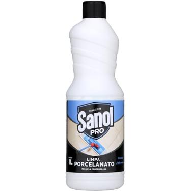 Imagem de Limpa Porcelanato, Sanol Pró, 1 Litro, Branco