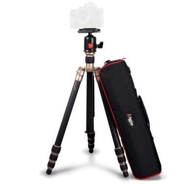 Imagem de Tripé KingJoy CC-258 Fibra de Carbono Cabeça Ball Head 10kg