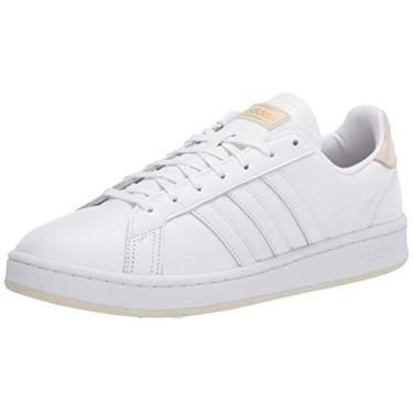 Imagem de adidas mens Grand Court Sneaker, White/White/Alumina, 9 US