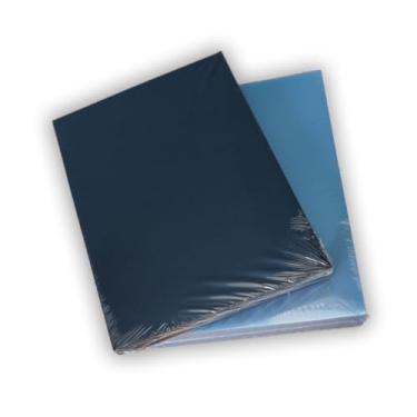 Imagem de Kit capa encadernação A4 transparente lisa + Preta 200 UN