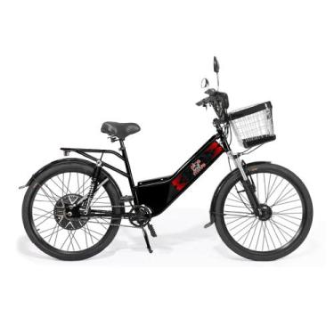 Imagem de Bicicleta Elétrica - New Street Plus 800w - Preta - Plug and Move