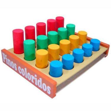 Imagem de Pinos Coloridos - Planeta Brinquedos