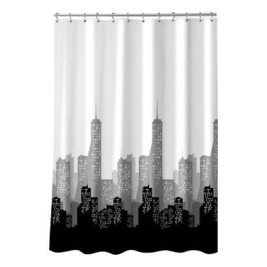 Imagem de Cortina De Banho Metropolitan 180X180 Cm - Just Home Collection