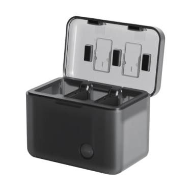 Imagem de Eeyrnduy Carregador recarregável de substituição para câmera Gopro Hero 12/11/10/9 preta e carregador USB de canal