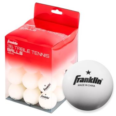 Imagem de Franklin Sports Bolas de tênis de mesa – Tamanho e peso oficiais de bolas de tênis de mesa de 40 mm – Bolas profissionais de uma estrela