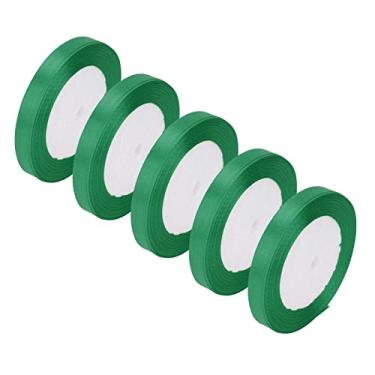 Imagem de ZJchao Ribbon Color Brilhante Aplicação Larga de Ampla Aplicação de Embrulho (19# verde)