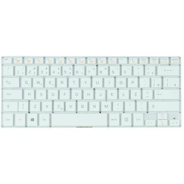 Imagem de Teclado para Notebook LG 14U36 - BestBattery, Branco