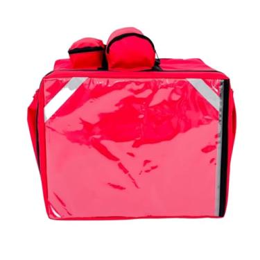 Imagem de Bag Mochila Térmica Completa Com Isopor 45L Delivery(Vermelho)