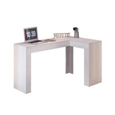 Imagem de Escrivaninha/penteadeira jade - branco fosco - RUDRACK, Branco