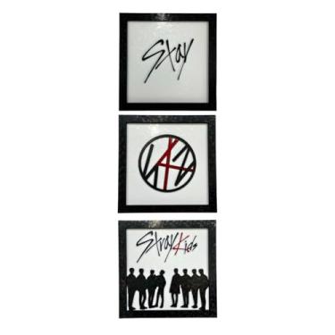 Imagem de 3D Tech Solutions, Kit 3 Quadros Decorativos Stray Kids - K-pop Fã Stay