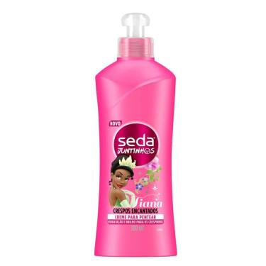 Imagem de Creme Para Pentear Seda Juntinhos Tiana Crespos e Encantados 300ml