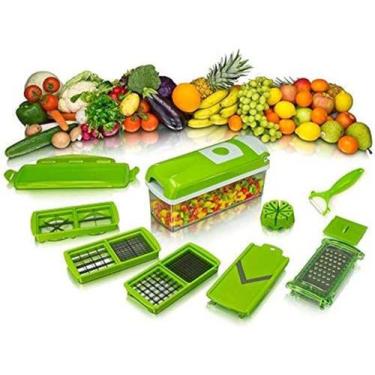 Imagem de Kit Fatiador, Ralador e Cortador de Legumes, Salada e Batata  Jogo com