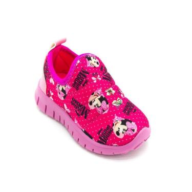 Imagem de Tênis Infantil Menina Guimi Calce Fácil Minnie 371 - Rosa-Feminino