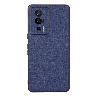Imagem de Capas Compatível com Xiaomi Redmi K60,Design de padrão de tela,Pproteção completa de 360°,Pplástico macio,Proteção contra queda-Blue
