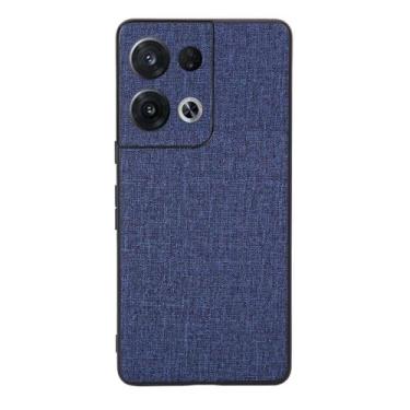 Imagem de Capas Compatível com OPPO Reno 8 PRO,Design de padrão de tela,Pproteção completa de 360°,Pplástico macio,Proteção contra quedaBlue