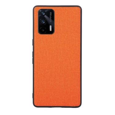 Imagem de Capas Compatível com OPPO Realme X7 Max 5G,Design de padrão de tela,Pproteção completa de 360°,Pplástico macio,Proteção contra queda-Orange